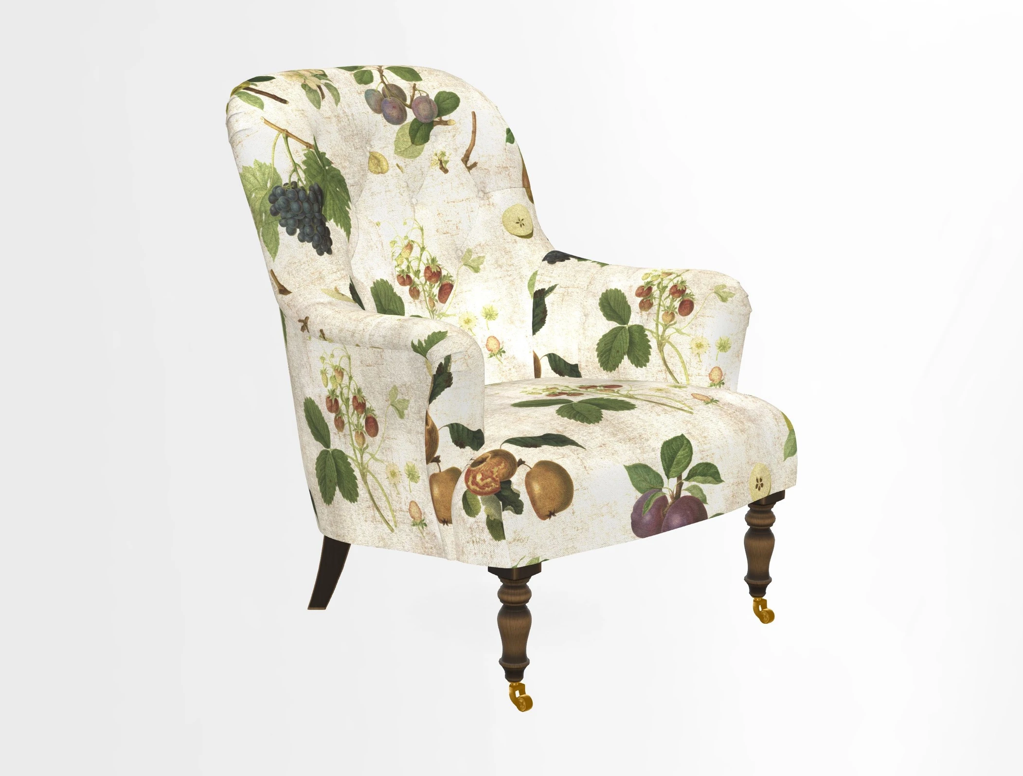 Tisbury Chair in House Clever Velvet Henna
