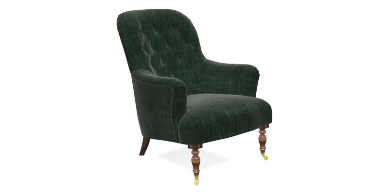 Tisbury Chair in House Clever Velvet Henna
