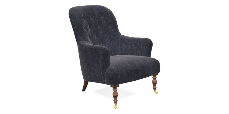Tisbury Chair in House Clever Velvet Henna