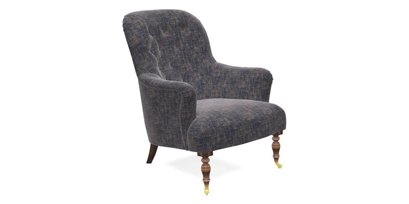 Tisbury Chair in House Clever Velvet Henna