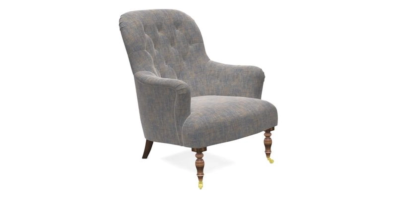 Tisbury Chair in House Clever Velvet Henna