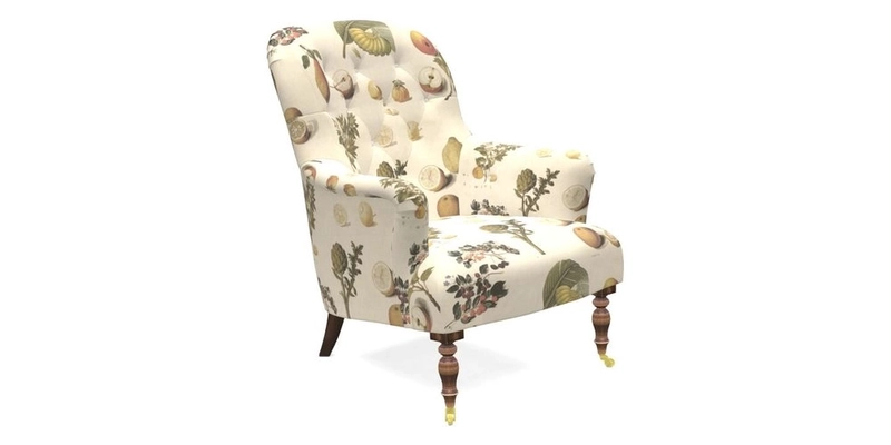 Tisbury Chair in House Clever Velvet Henna