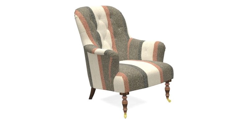 Tisbury Chair in House Clever Velvet Henna