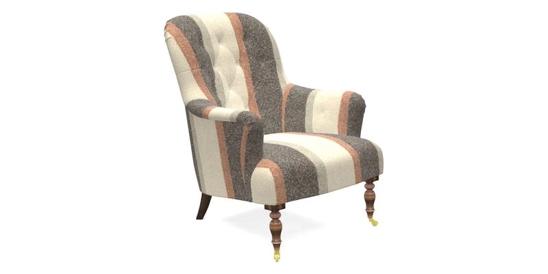Tisbury Chair in House Clever Velvet Henna