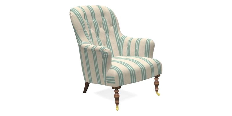 Tisbury Chair in House Clever Velvet Henna