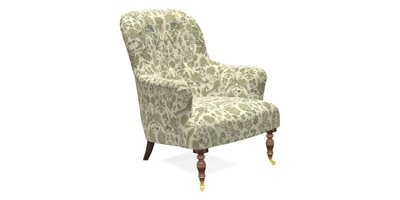 Tisbury Chair in House Clever Velvet Henna