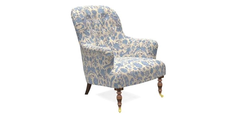 Tisbury Chair in House Clever Velvet Henna