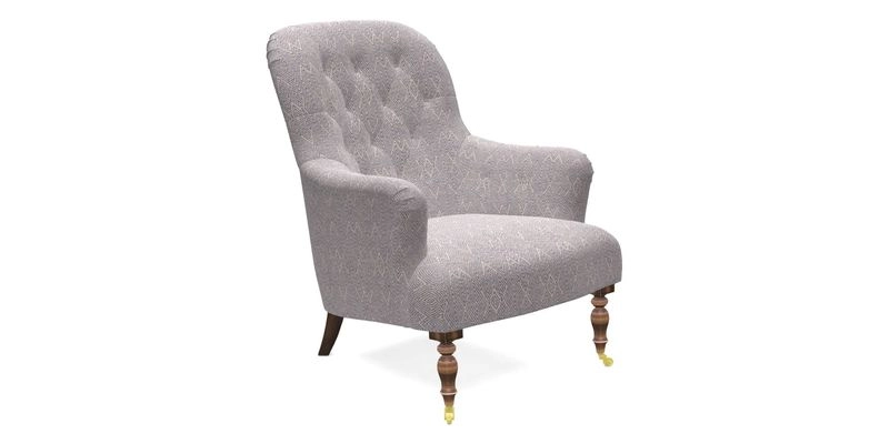 Tisbury Chair in House Clever Velvet Henna