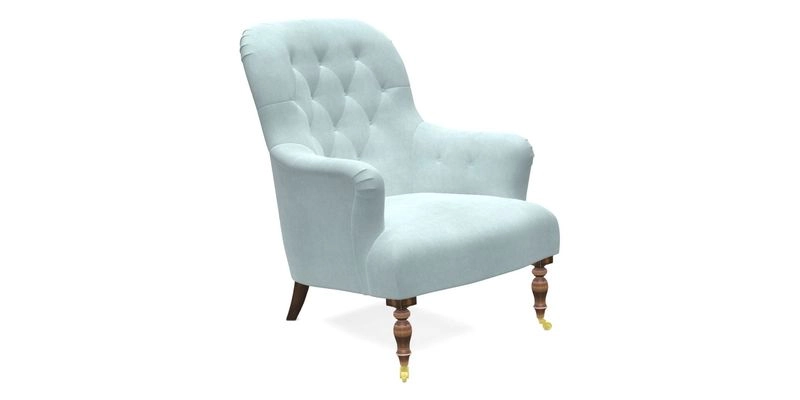 Tisbury Chair in House Clever Velvet Henna