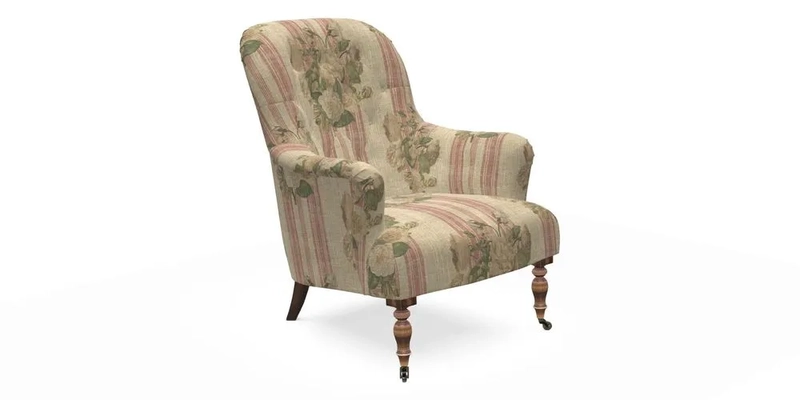 Tisbury Chair in House Clever Velvet Henna