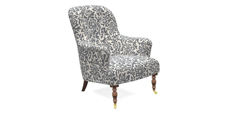 Tisbury Chair in House Clever Velvet Henna
