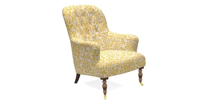 Tisbury Chair in House Clever Velvet Henna