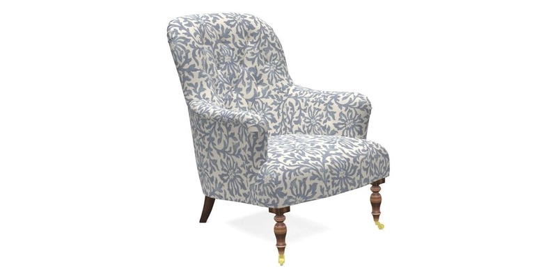 Tisbury Chair in House Clever Velvet Henna