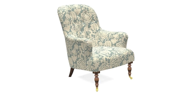 Tisbury Chair in House Clever Velvet Henna