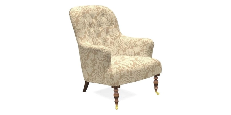 Tisbury Chair in House Clever Velvet Henna
