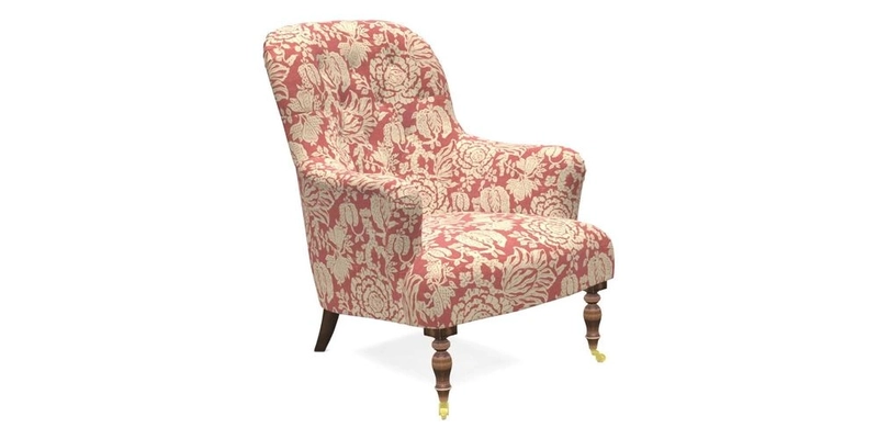 Tisbury Chair in House Clever Velvet Henna