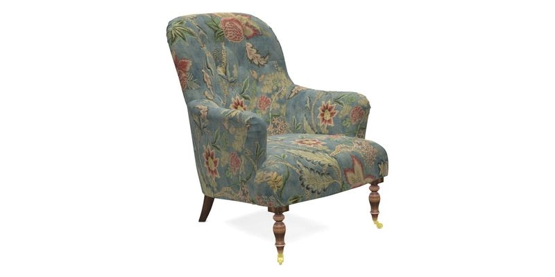 Tisbury Chair in House Clever Velvet Henna