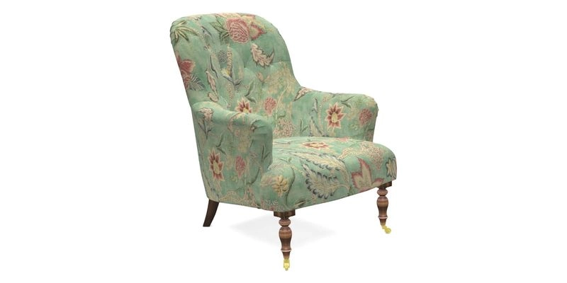 Tisbury Chair in House Clever Velvet Henna