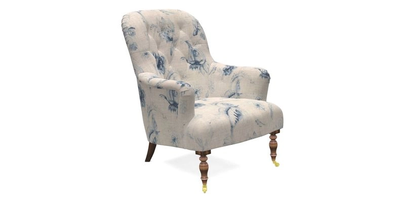 Tisbury Chair in House Clever Velvet Henna