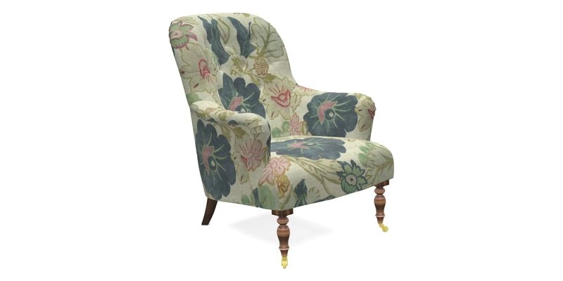 Tisbury Chair in House Clever Velvet Henna
