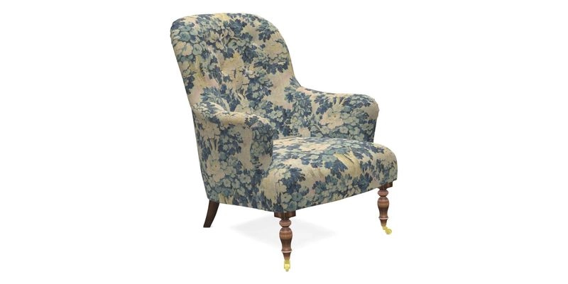 Tisbury Chair in House Clever Velvet Henna