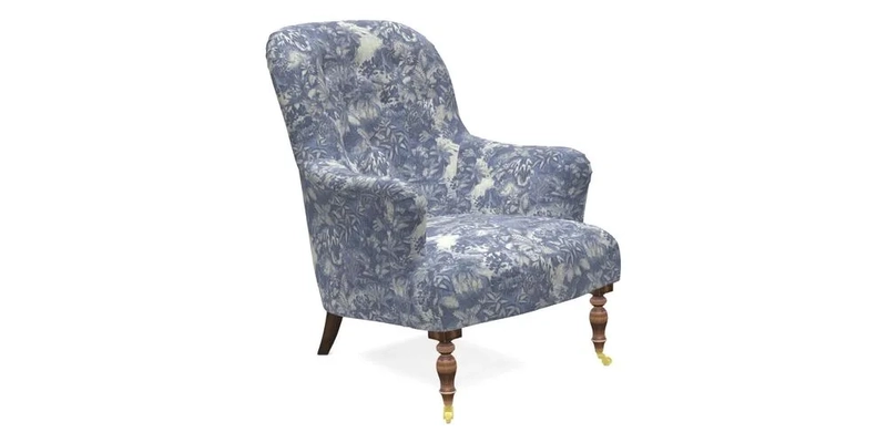 Tisbury Chair in House Clever Velvet Henna