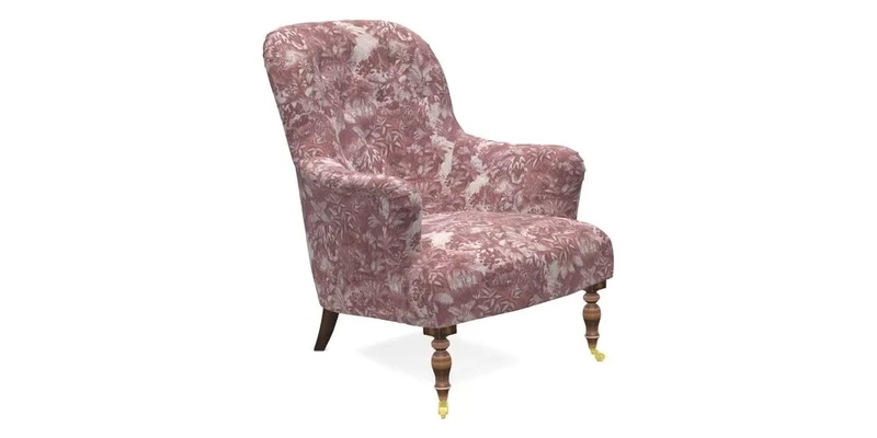 Tisbury Chair in House Clever Velvet Henna