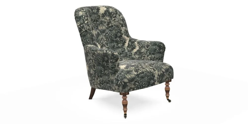 Tisbury Chair in House Clever Velvet Henna