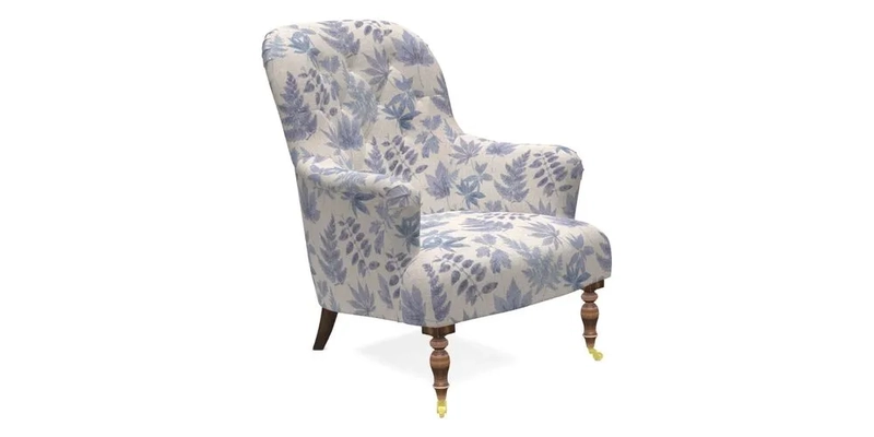 Tisbury Chair in House Clever Velvet Henna