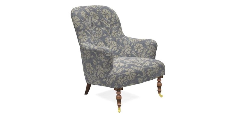 Tisbury Chair in House Clever Velvet Henna
