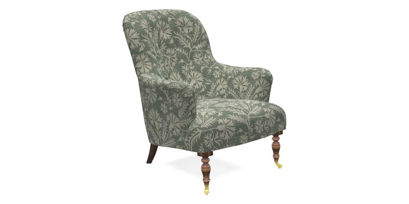 Tisbury Chair in House Clever Velvet Henna