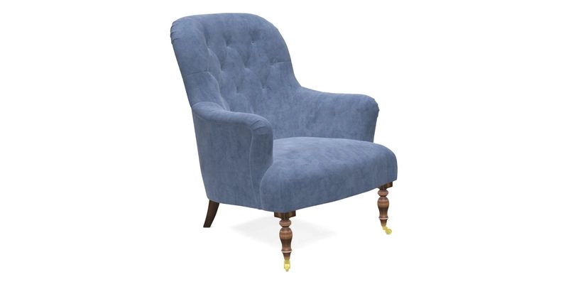 Tisbury Chair in House Clever Velvet Henna