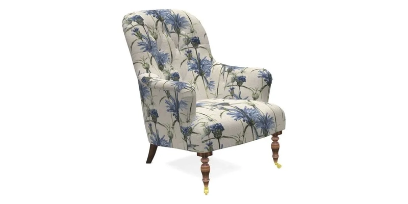 Tisbury Chair in House Clever Velvet Henna