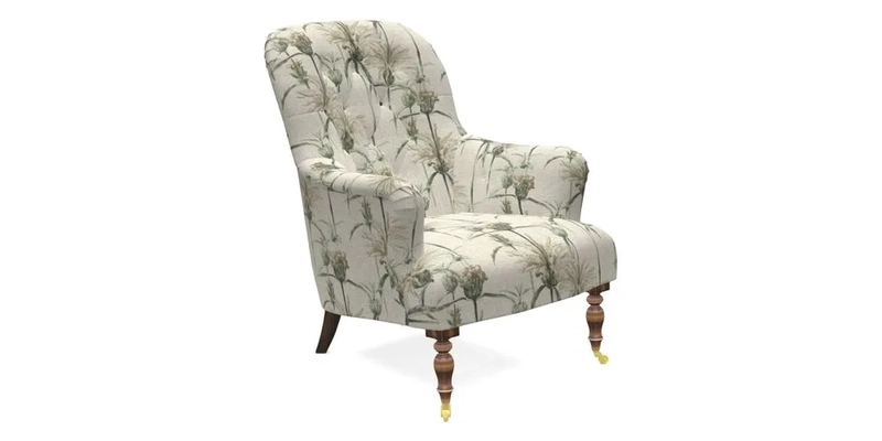 Tisbury Chair in House Clever Velvet Henna