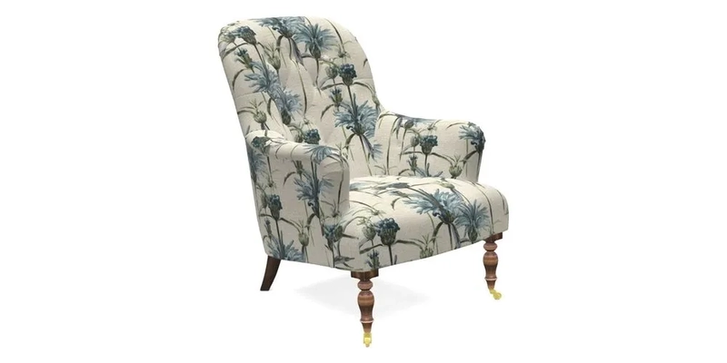Tisbury Chair in House Clever Velvet Henna