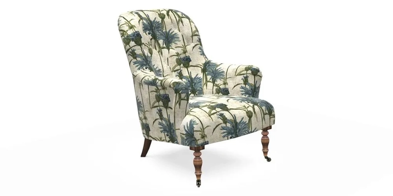 Tisbury Chair in House Clever Velvet Henna