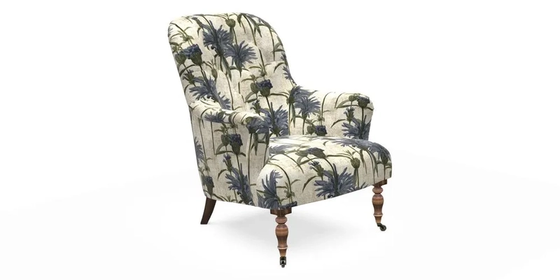 Tisbury Chair in House Clever Velvet Henna