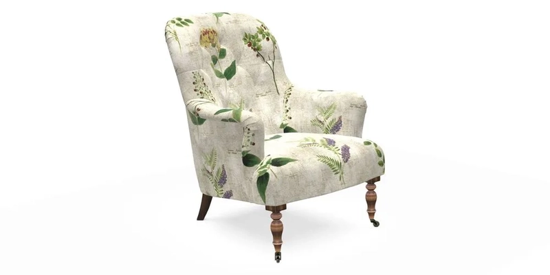 Tisbury Chair in House Clever Velvet Henna