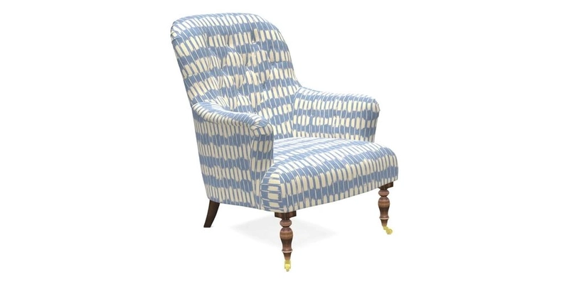 Tisbury Chair in House Clever Velvet Henna