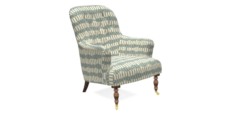 Tisbury Chair in House Clever Velvet Henna