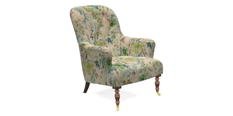 Tisbury Chair in House Clever Velvet Henna