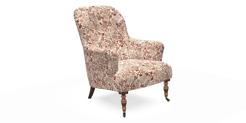 Tisbury Chair in House Clever Velvet Henna