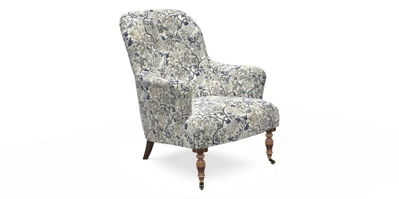 Tisbury Chair in House Clever Velvet Henna