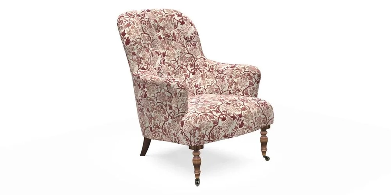 Tisbury Chair in House Clever Velvet Henna