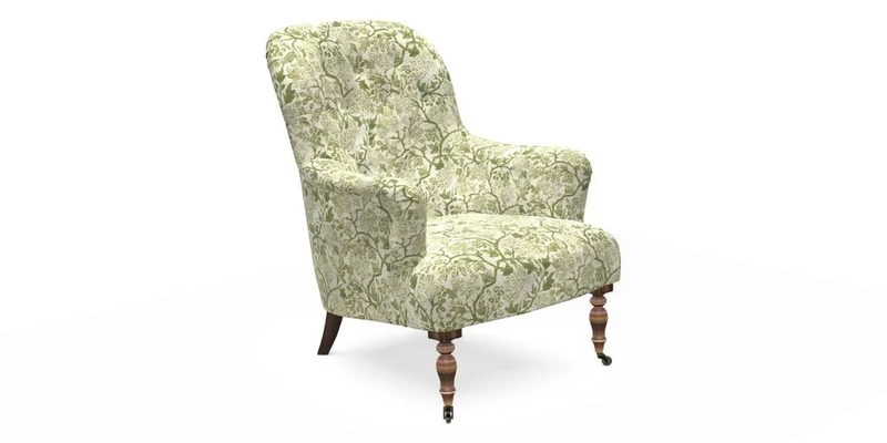 Tisbury Chair in House Clever Velvet Henna