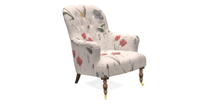 Tisbury Chair in House Clever Velvet Henna