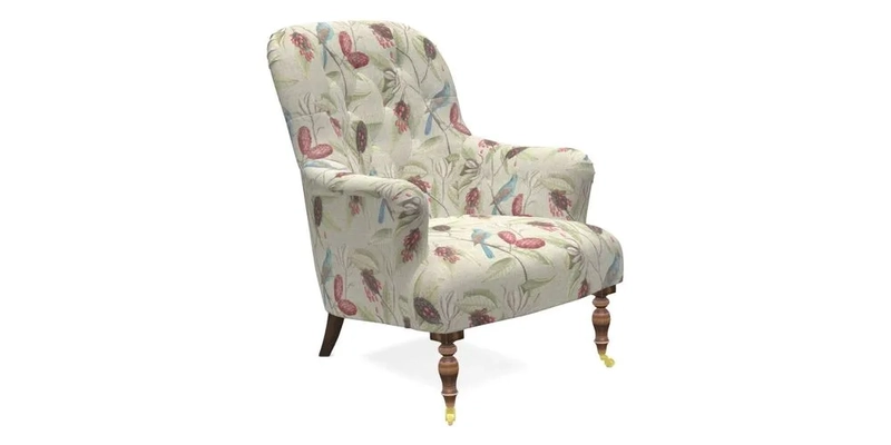 Tisbury Chair in House Clever Velvet Henna