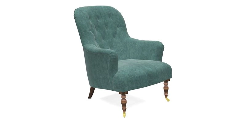Tisbury Chair in House Clever Velvet Henna