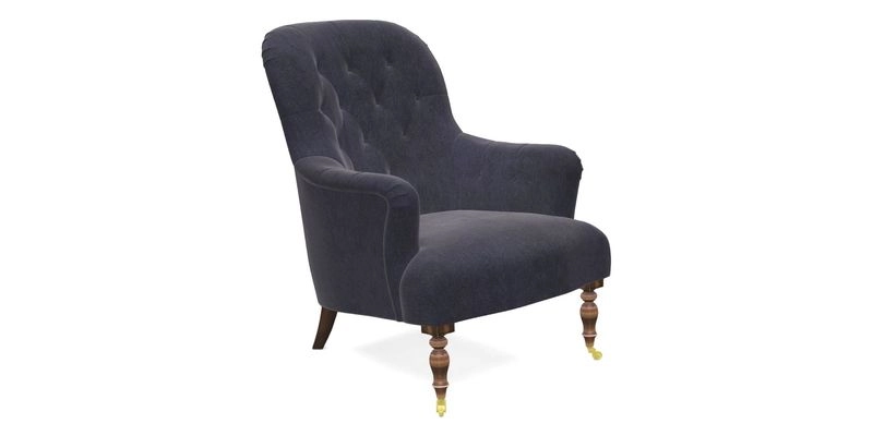 Tisbury Chair in House Clever Velvet Henna