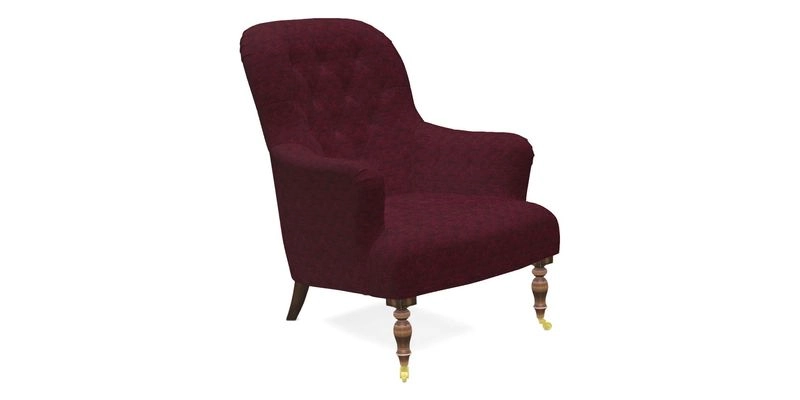 Tisbury Chair in House Clever Velvet Henna